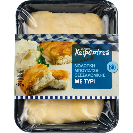 Βιοαγρός Βιολογική Μπουγάτσα Θεσσαλονίκης με Τυρί 450g  Χειροπίτες